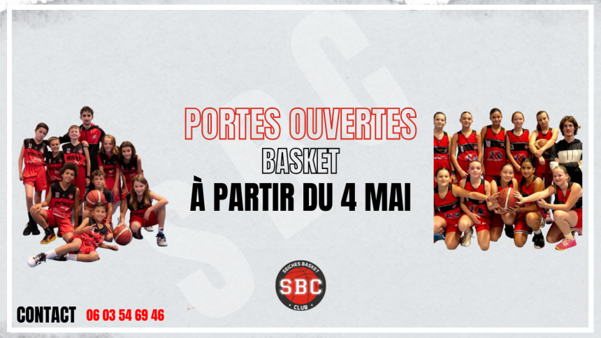 🏀 PORTES OUVERTES – ENTRAÎNEMENTS BASKET 🏀